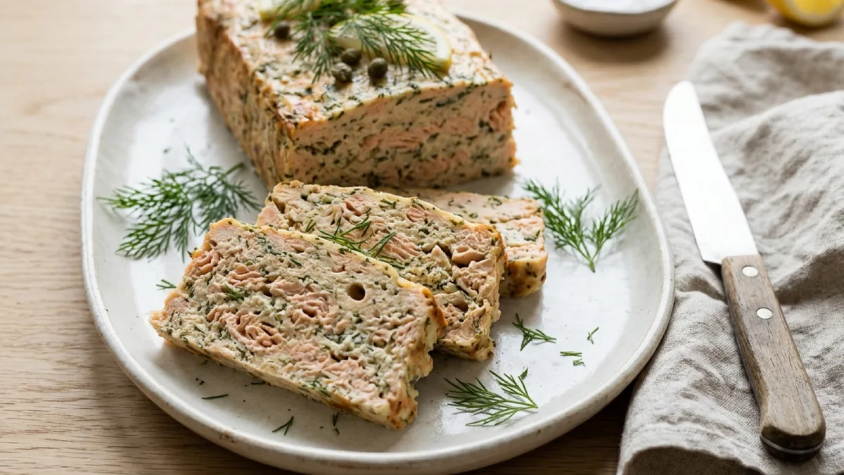 Baked Salmon Terrine with Dill