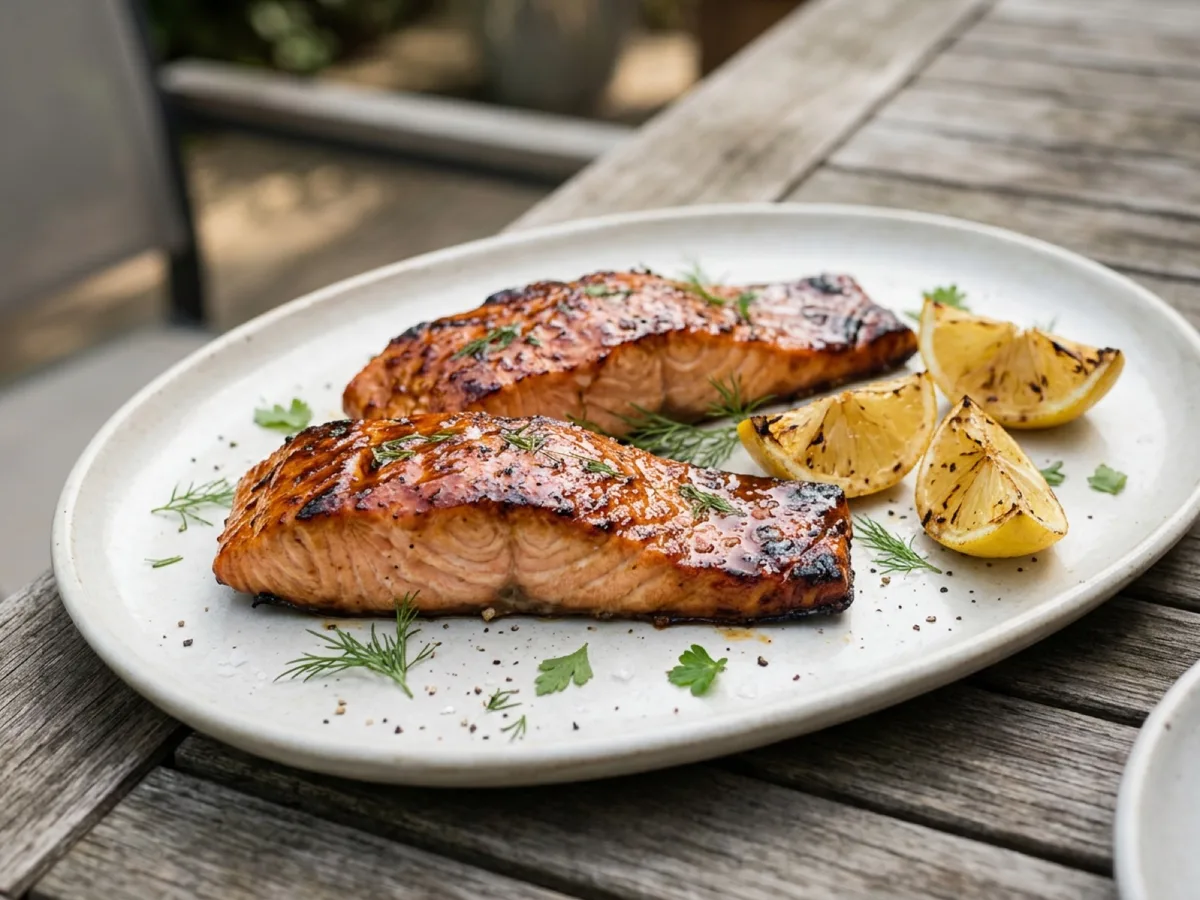 BBQ Salmon Fillets — recipe photo