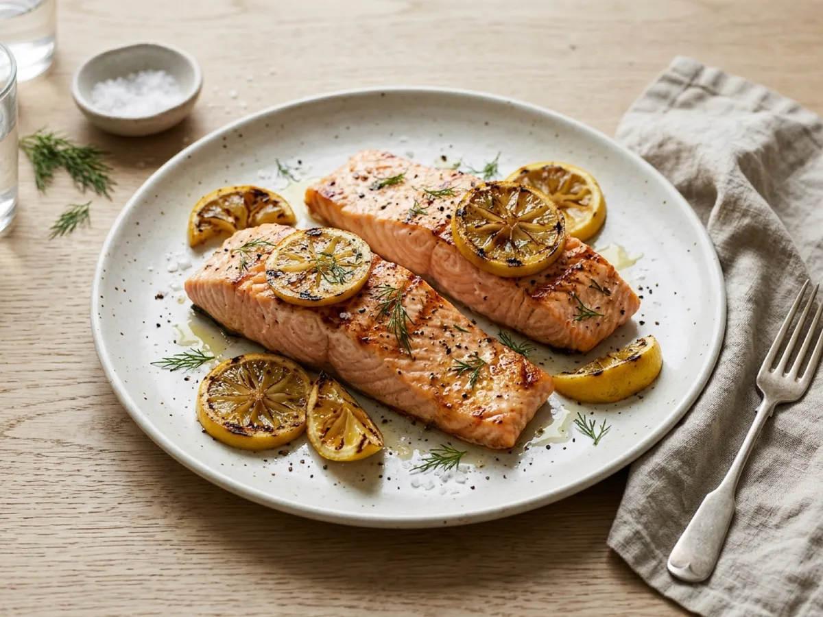 Grilled Lemon Salmon — recipe photo