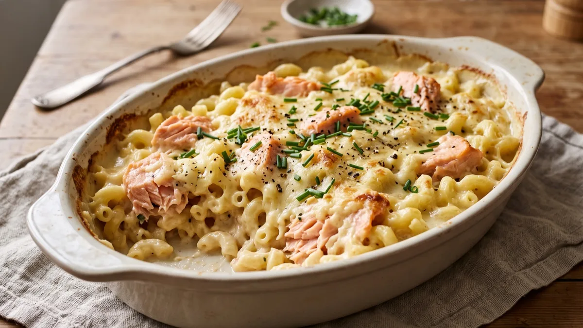 Salmon Mac & Cheese